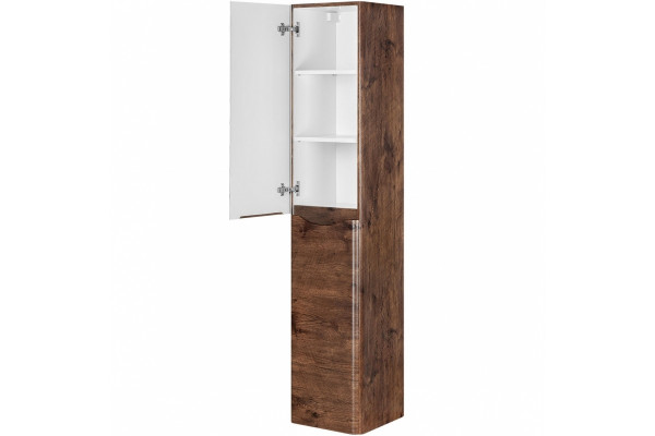 Шкаф пенал Vincea Paola 35 VSC-2P170RW-L подвесной R.Wood с дверками, левый