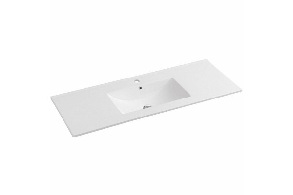 Мебельная раковина Vincea 120 VBS-13120 Белая прямоугольная, цвет белый