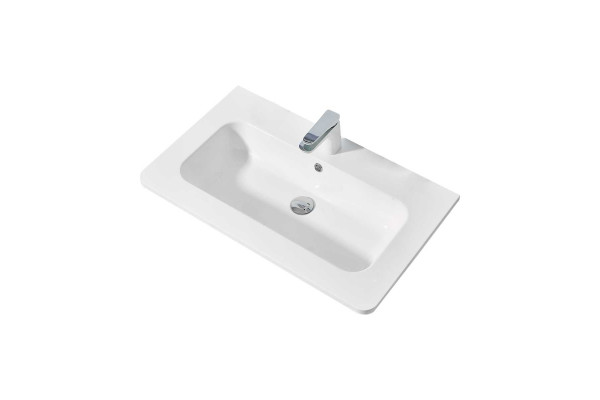 Мебельная раковина Vincea Alba 80 VCB-1A800W Белая прямоугольная, цвет белый