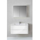 Тумба для комплекта Vincea Alba VMC-1A100LW подвесная L.White с ящиками, глянцевая