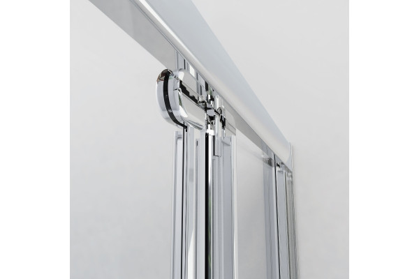 Душевая дверь Vincea Garda VDB-1G800CH 80x190 профиль хром, стекло рифленое, складная