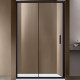 Душевая дверь Vincea Garda VDS-1G120CLB 120x190 профиль черный, стекло прозрачное, раздвижная
