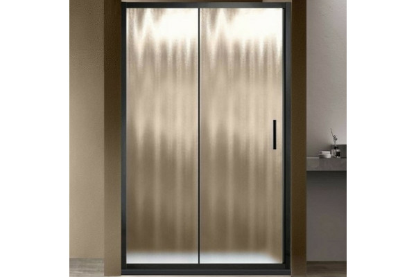Душевая дверь Vincea Garda VDS-1G120CHB 120x190 профиль черный, стекло рифленое, раздвижная