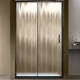 Душевая дверь Vincea Garda VDS-1G120CHB 120x190 профиль черный, стекло рифленое, раздвижная