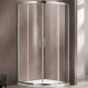 Душевой уголок Vincea Garda VSQ-1G900CL 90x90х190 профиль хром, стекло прозрачное, четверть круга, двери раздвижные