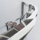 Душевой уголок Vincea Garda VSQ-1G900CL 90x90х190 профиль хром, стекло прозрачное, четверть круга, двери раздвижные