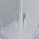 Душевой уголок Vincea Garda VSQ-1G900CL 90x90х190 профиль хром, стекло прозрачное, четверть круга, двери раздвижные