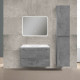 Тумба для комплекта Vincea Fine VMC-2F800BT подвесная Beton с ящиками,  в современном стиле