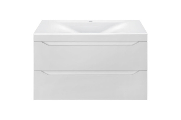 Тумба для комплекта Vincea Fine VMC-2F800GW подвесная G.White с ящиками,  в современном стиле