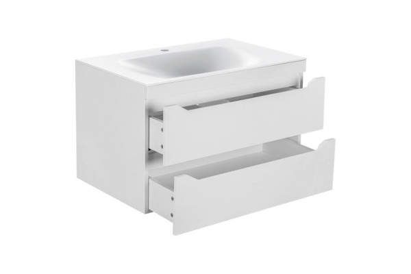 Тумба для комплекта Vincea Fine VMC-2F800GW подвесная G.White с ящиками,  в современном стиле