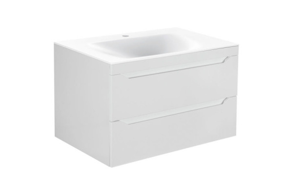 Тумба для комплекта Vincea Fine VMC-2F800GW подвесная G.White с ящиками,  в современном стиле