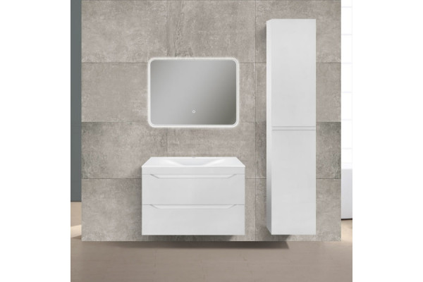 Тумба для комплекта Vincea Fine VMC-2F800GW подвесная G.White с ящиками,  в современном стиле