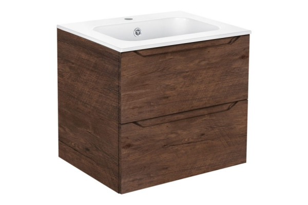 Тумба для комплекта Vincea Norma VMC-2N600RW подвесная R.Wood с ящиками,  в современном стиле