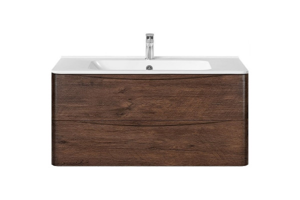 Тумба для комплекта Vincea Paola 100 VMC-2P100RW подвесная R.Wood с ящиками,  в современном стиле