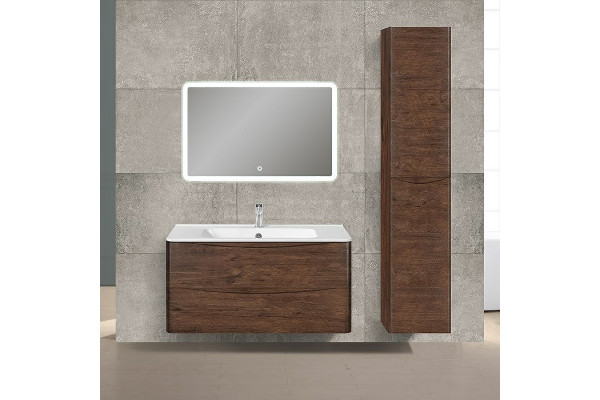 Тумба для комплекта Vincea Paola 100 VMC-2P100RW подвесная R.Wood с ящиками,  в современном стиле