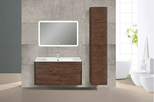 Тумба для комплекта Vincea Paola 100 VMC-2P100RW подвесная R.Wood с ящиками,  в современном стиле