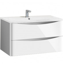 Тумба для комплекта Vincea Roberta VMC-1R800LW подвесная L.White с ящиками,  в современном стиле