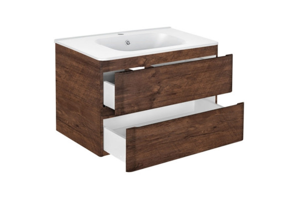 Тумба для комплекта Vincea Vico VMC-2V800RW подвесная R.Wood с ящиками,  в современном стиле
