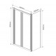 Душевой уголок Vincea Garda VSR-1G8080CL 80x80х190 профиль хром, стекло прозрачное, квадратный, двери складные