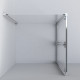 Душевой уголок Vincea Garda VSR-1G9090CL 90x90х190 профиль хром, стекло прозрачное, квадратный, двери складные