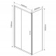 Душевой уголок Vincea Garda VSR-1G8012CL 120х80х190 профиль хром, стекло прозрачное, прямоугольный, двери раздвижные