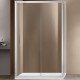Душевой уголок Vincea Garda VSR-1G9012CL 120х90х190 профиль хром, стекло прозрачное, прямоугольный, двери раздвижные