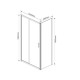 Душевой уголок Vincea Garda VSR-1G9015CL 150х90х190 профиль хром, стекло прозрачное, прямоугольный, двери раздвижные