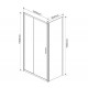 Душевой уголок Vincea Garda VSR-1G9014CLB 140х90х190 профиль черный, стекло прозрачное, прямоугольный, двери раздвижные