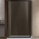 Душевой уголок Vincea Garda VSR-1G9012CGB 120х90х190 профиль черный, стекло тонированное, прямоугольный, двери раздвижные