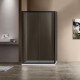 Душевой уголок Vincea Garda VSR-1G9012CGB 120х90х190 профиль черный, стекло тонированное, прямоугольный, двери раздвижные