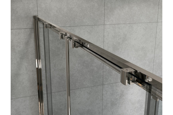 Душевой уголок Vincea Garda VSR-1G29017CL 170х90х190 профиль хром, стекло прозрачное, прямоугольный, двери раздвижные