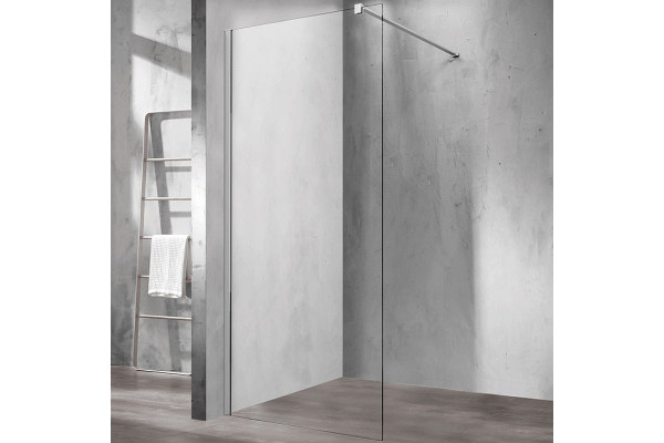 Душевая перегородка Vincea Walk-In VSW-1H800CL 80х200 профиль хром, стекло прозрачное в современном стиле
