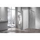 Душевая перегородка Vincea Walk-In VSW-1H800CLB 80х200 профиль чёрный, стекло прозрачное в современном стиле