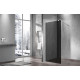 Душевая перегородка Vincea Walk-In VSW-1H800CG 80х200 профиль хром, стекло тонированное в современном стиле