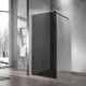Душевая перегородка Vincea Walk-In VSW-1H800CGB 80х200 профиль чёрный, стекло тонированное в современном стиле