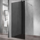 Душевая перегородка Vincea Walk-In VSW-1H900CG 90х200 профиль хром, стекло тонированное в современном стиле