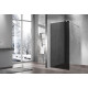 Душевая перегородка Vincea Walk-In VSW-1H100CG 100х200 профиль хром, стекло тонированное в современном стиле