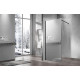 Душевая перегородка Vincea Walk-In VSW-1H900MRB 90х200 профиль чёрный, стекло зеркальное в современном стиле