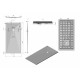 Душевой поддон из искусственного камня Vincea VST-4SR9018W 180x90 белый, матовый, прямоугольный