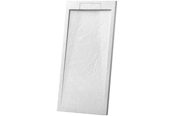 Душевой поддон из искусственного камня Vincea VST-4SRL9014W 140x90 белый, матовый, прямоугольный