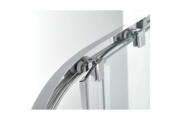 Душевой уголок Vincea Alpha VSQ-3AL800MT 80х80х190 профиль хром, стекло рифленое, четверть круга, двери раздвижные