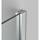 Душевой уголок Vincea Alpha VSR-3AL8013MT 130x80х190 профиль хром, стекло рифленое, прямоугольный, двери раздвижные