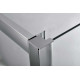 Душевой уголок Vincea Alpha VSR-3AL8013MT 130x80х190 профиль хром, стекло рифленое, прямоугольный, двери раздвижные