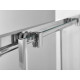 Душевой уголок Vincea Alpha VSR-3AL9013MT 130x90х190 профиль хром, стекло рифленое, прямоугольный, двери раздвижные
