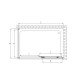 Душевой уголок Vincea Soft VSR-3SO8010CL 100x80х195 профиль хром, стекло прозрачное, прямоугольный, двери раздвижные