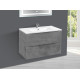 Тумба для комплекта Vincea Mia 80 VMC-2MC800BT подвесная Beton с ящиками,  в современном стиле