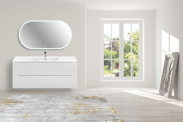 Тумба для комплекта Vincea Mia 120 VMC-2MC120GW подвесная G.White с ящиками,  в современном стиле