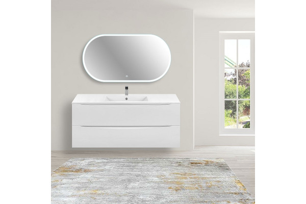 Тумба для комплекта Vincea Mia 120 VMC-2MC120GW подвесная G.White с ящиками,  в современном стиле