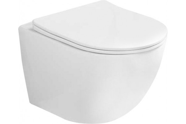 Унитаз подвесной Vincea Globo VT1-14SMW матовый белый 36.5x48.5 см