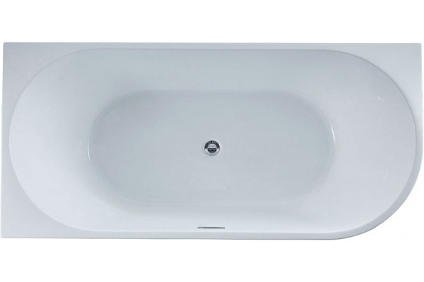 Акриловая ванна Vincea VBT-402-1700L белая, L, асимметричная, пристенная